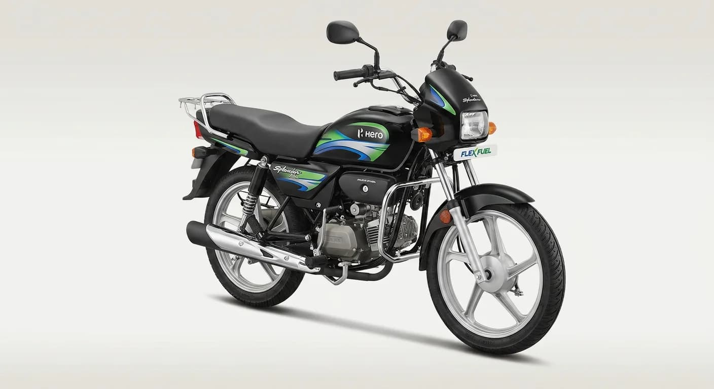 Hero Splendor Plus Flex Fuel — AI-generated interim image