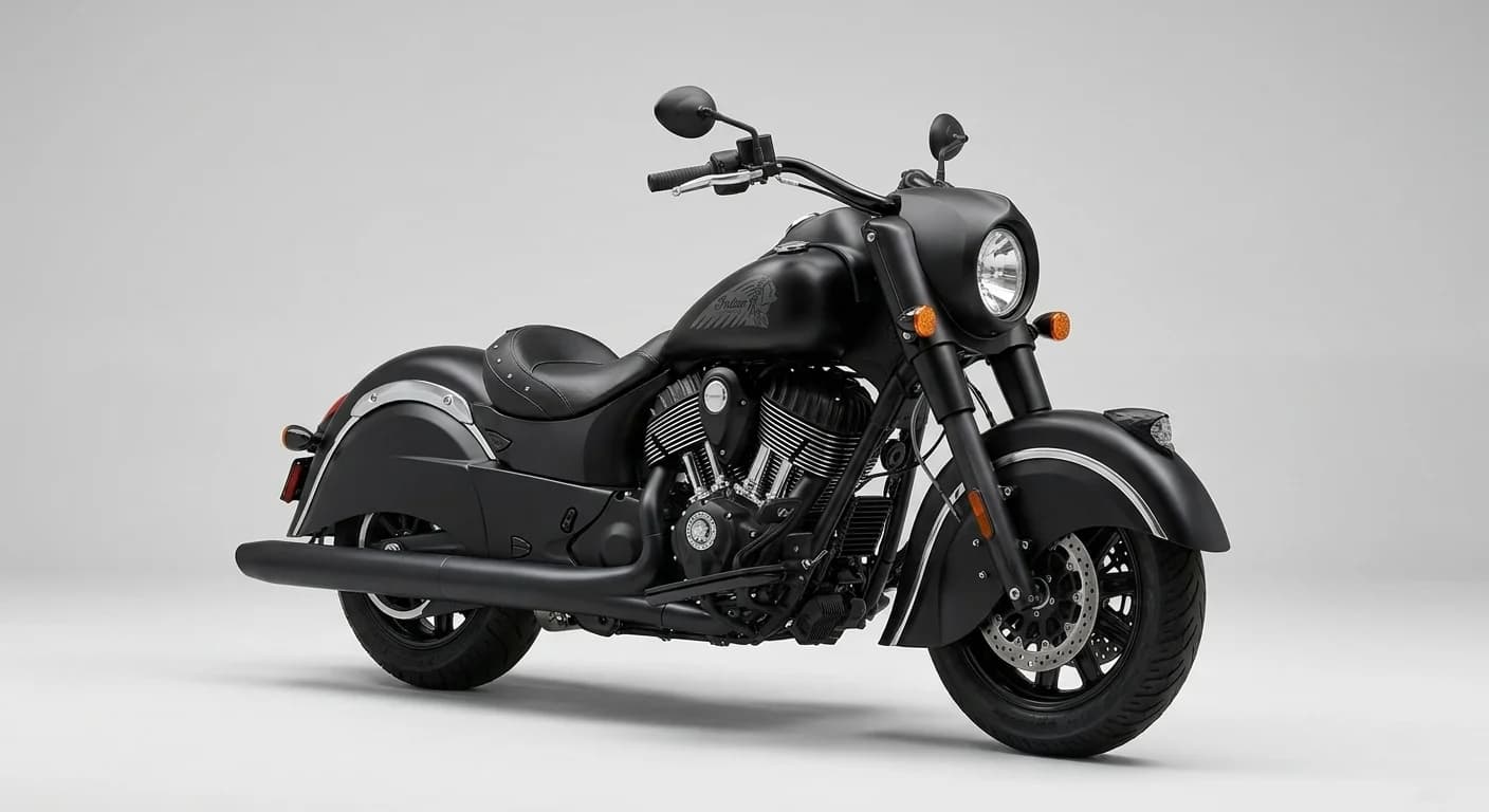 Indian Motorcycle Chief Dark Horse — AI-generated interim image