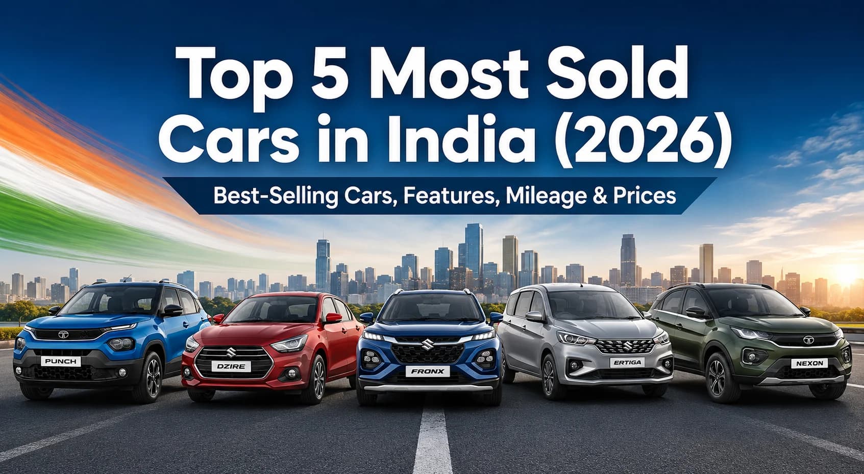Top 5 Most Sold Cars in India (2026): Why These Cars Dominate the Indian Market