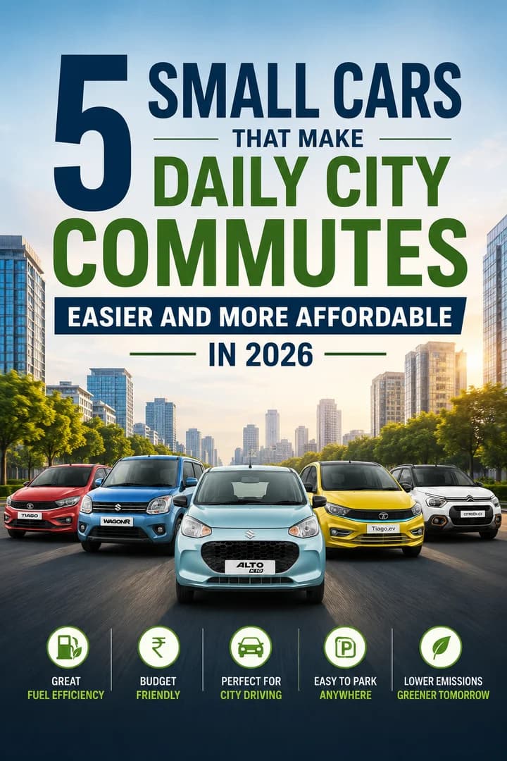 5 Small Cars That Make Daily City Commutes Easier And More Affordable In 2026